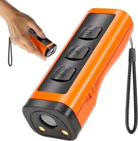 Eorery Wh-qgq01 Dog Bark Deterrent Devices Rechargeable Anti-barking Device For 1 Pack Orange