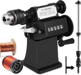 Epidioxi 313107778704 Manual Coil Winding Machine 1/16 Inch - 1/2 Hand Winder With Counter For Spiral Epidioxi 313107778704 Manual Coil Winding Machine 1/16 Inch - 1/2 Hand Winder With Counter For Spiral