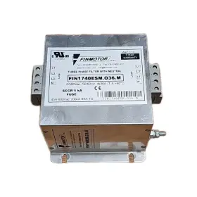 Finmotor Fin1740esm.036.m Emi Filter 50/60hz 4x36a 3 Phase Filter. Used/working Finmotor Fin1740esm.036.m Emi Filter 50/60hz 4x36a 3 Phase Filter. Used/working