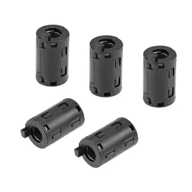Fipux 639664457440 5pack 11mm Ferrite Cores Ring Clip-on Rfi Emi Noise Suppression Cable Clip Black Fipux 639664457440 5pack 11mm Ferrite Cores Ring Clip-on Rfi Emi Noise Suppression Cable Clip Black