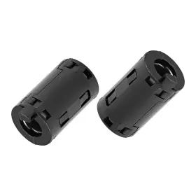 Fixinairp 680520283000 11mm Ferrite Cores Ring Clip-on Rfi Emi Noise Filter Cable Clip Black 5pcs