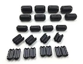Forsun 744110063240 20 Pack Ring Core Ferrite Bead Choke Coil Clamp Rfi Cable Clip Snap On 3.5-13 Mm Forsun 744110063240 20 Pack Ring Core Ferrite Bead Choke Coil Clamp Rfi Cable Clip Snap On 3.5-13 Mm