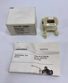 Furnas 75d73776h Magnetic Coil # 5143 Nib Furnas 75d73776h Magnetic Coil # 5143 Nib