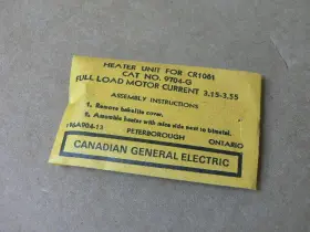 Ge 9704-g General Electric Overload Thermal Unit Heating Element Ge 9704-g General Electric Overload Thermal Unit Heating Element