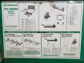Greenlee 882cb Hydralic Bender 1-1/4 To 2 Inch Imc/rigid And Emt Used