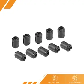 Gryfton 669739141271 10pcs 13mm Ferrite Cores Ring Clip-on Rfi Emi Noise Suppression Cable Clip