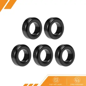 Gryfton 680811084842 5 Pack 23.5 X 40.5 14.7mm Ferrite Ring Iron Powder Toroid Cores Black