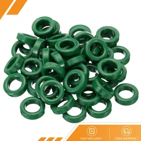 Gryfton 686130915096 50pcs Ferrite Toroid Core 0.9 Inch Odx0.6 Idx0.26 H Rings Green