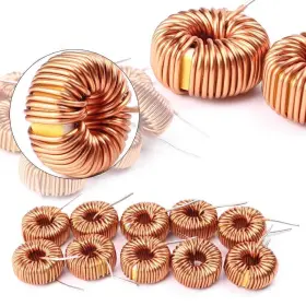 Gzyf 8dzyj184 10pcs Toroid Cores Common Mode Inductors Wire Wind Wound Coil 100uh 6a 13mm