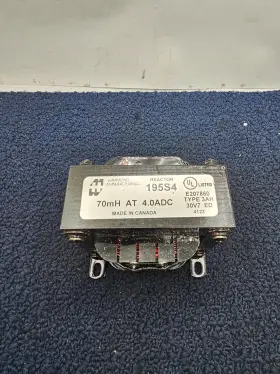 Hammond 195s4 Choke Heavy Current Chassis Mount Single Coil 70mh 4.0adc Hammond 195s4 Choke Heavy Current Chassis Mount Single Coil 70mh 4.0adc