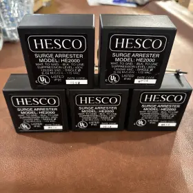 Hesco He277/480 5x Surge Lightning Arrestor He2000 480v 120/240vac #jb-rb Hesco He277/480 5x Surge Lightning Arrestor He2000 480v 120/240vac #jb-rb