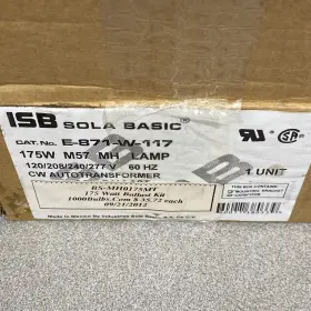 Isb Sola Basic E-871-w-117 Cw Autotransformer Core And Coil Ballast In Box