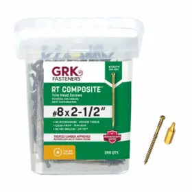 Itw Brands 115079 390ct 8x2-1/2 Cmp Screw - Itw Brands 115079 390ct 8x2-1/2 Cmp Screw -