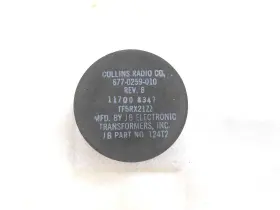 J.b. Electronics For Collins Rockwell 124t2 677-0259-010 Rev B-collins Radio Transformer-aka Tf5rx21zz &124t2 New Old Stock