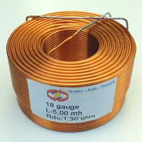 Jantzen 000-1892 5.0mh 18 Awg Air Core Crossover Inductor Coil 5mh Jantzen 000-1892 5.0mh 18 Awg Air Core Crossover Inductor Coil 5mh