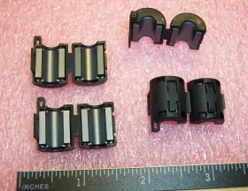 Laird 28a1507-0a2 Qty 25 Hinged Ferrite Core 123 Ohm 7mm Inner 15mm Outer Rohs