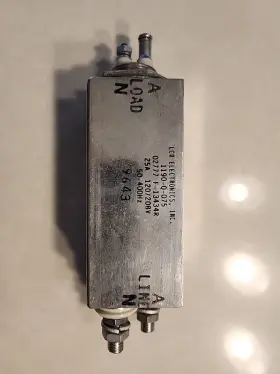 Lcr Electronics 1190-q-075 Elec. Emi Filter Pn F-13434r 25a 120/208v 50-400hz Nos Lcr Electronics 1190-q-075 Elec. Emi Filter Pn F-13434r 25a 120/208v 50-400hz Nos