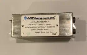 Lcr Electronics Inc. F9100.02011.00 Emi Power Line Filter 092.01234.01 Ac 115/250v 12a Lcr Electronics Inc. F9100.02011.00 Emi Power Line Filter 092.01234.01 Ac 115/250v 12a