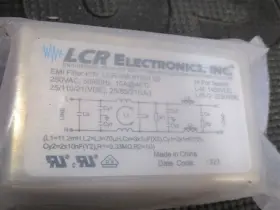 Lcr Electronics Inc. Lcr055.81001.00 055.81001.00 Emi Filter 250vac 10a 50/60hz New Lcr Electronics Inc. Lcr055.81001.00 055.81001.00 Emi Filter 250vac 10a 50/60hz New