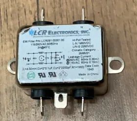 Lcr Electronics Lcr091.00301.00 Lcr0900030100 Emi Filter