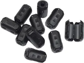 Letop 445056121140 Pack Of 10 Snap On Ferrite Core Bead Choke Ring Cord Rfi Emi Noise Suppressor Fi