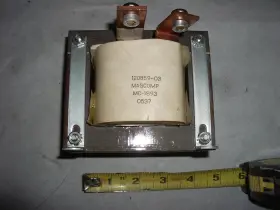 Magcomp 120859-03 Inductor Choke Coil .4mh 100 Amp Used Good Magcomp 120859-03 Inductor Choke Coil .4mh 100 Amp Used Good
