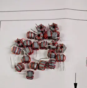 Magnetics 58380a2 Lot Of 22 -6 Turns 24awg Magnet Wire / 55270-a2 Magnetics 58380a2 Lot Of 22 -6 Turns 24awg Magnet Wire / 55270-a2