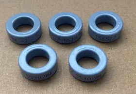 Magnetics C055307m4 Ferrite Core Mpp 200 Perm Grey 310 Size 0.50 Inch X 0.30 5pcs