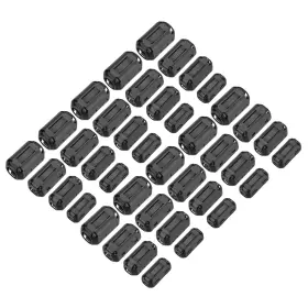 Meccanixity Mea250120ee000626 40pcs 4 Sizes Clip-on Ferrite Ring Core Beads Emi Rfi Noise Cable Cl Meccanixity Mea250120ee000626 40pcs 4 Sizes Clip-on Ferrite Ring Core Beads Emi Rfi Noise Cable Cl