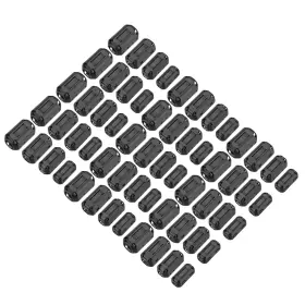 Meccanixity Mea250120ee000628 60pcs 4 Sizes Clip-on Ferrite Ring Core Beads Emi Rfi Noise Cable Cl Meccanixity Mea250120ee000628 60pcs 4 Sizes Clip-on Ferrite Ring Core Beads Emi Rfi Noise Cable Cl
