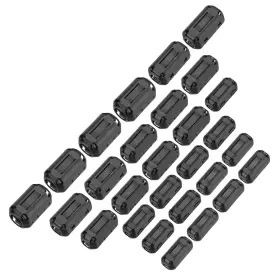 Meccanixity Mea250120ee000640 28pcs 5 Sizes Clip-on Ferrite Ring Core Bead Emi Rfi Noise Cable Cli Meccanixity Mea250120ee000640 28pcs 5 Sizes Clip-on Ferrite Ring Core Bead Emi Rfi Noise Cable Cli