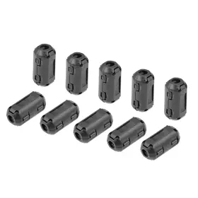 Metallixity 641832065500 10pcs 5mm Ferrite Cores Ring Clip-on Rfi Emi Noise Suppression Filter Cable Clip