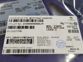 Microchip Technology Mcp1703at-3302e/cb 50 Pcs Ic Reg Lin 3.3v 250ma Sot23a-3 Rohs Microchip Technology Mcp1703at-3302e/cb 50 Pcs Ic Reg Lin 3.3v 250ma Sot23a-3 Rohs