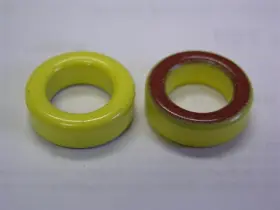 Micrometals T80-8/90 21 Yellow-red .795 O.d. .495 Inch I.d. .25 H Toroidal Cores Micrometals T80-8/90 21 Yellow-red .795 O.d. .495 Inch I.d. .25 H Toroidal Cores