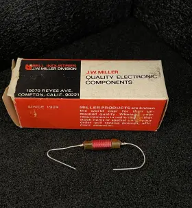 Miller 4590 7ea Bell Industries/j.w. .68uh 2400ma R.f. Choke Nos Miller 4590 7ea Bell Industries/j.w. .68uh 2400ma R.f. Choke Nos