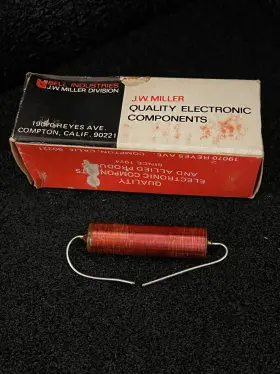 Miller Rfc-21 4ea Bell Industries/j.w. 38.5uh 15 - 30mhz R.f. Choke Nos Miller Rfc-21 4ea Bell Industries/j.w. 38.5uh 15 - 30mhz R.f. Choke Nos