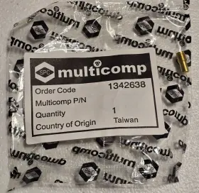 Multicomp 49-12-tgg New Beryllium Copper Straight Ssma 50ohm Coaxial Connector #49-12-tgg Multicomp 49-12-tgg New Beryllium Copper Straight Ssma 50ohm Coaxial Connector #49-12-tgg