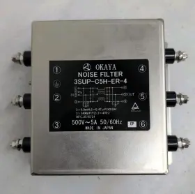 Okaya 3sup-c5h-er-4 Electronic Noise Filter 500v 5a Bc