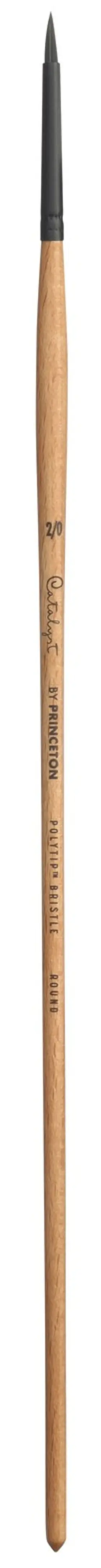 Pacon 5a00303x-1h1mh Princeton Catalyst Polytip Brush-long Handle Round Size 2/0 - Pacon 5a00303x-1h1mh Princeton Catalyst Polytip Brush-long Handle Round Size 2/0 -