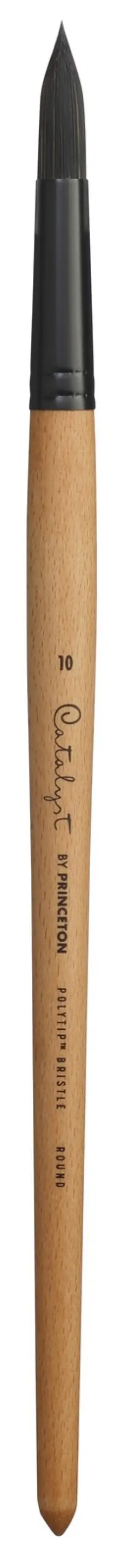Pacon 5a00304s-1h1nt Princeton Catalyst Polytip Brush-long Handle Round Size 10 - Pacon 5a00304s-1h1nt Princeton Catalyst Polytip Brush-long Handle Round Size 10 -