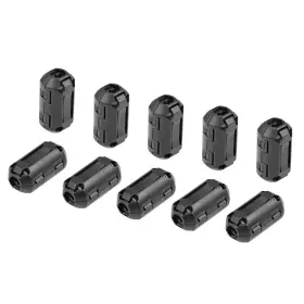 Peroup 680520282904 10x 4.7-6.7mm Ferrite Core Ring Clip-on Rfi Emi Noise Suppression Cable Clip