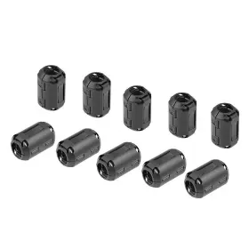 Peroup 680520283017 10pcs 13mm Ferrite Cores Ring Noise Suppression Clip-on Rfi Emi Filter Clip