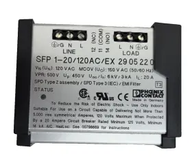 Phoenix Contact 1-20/120ac/ex Sfp Emc Filter Surge Protection Device