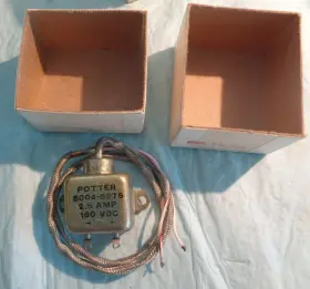 Potter 5004-5276 Vintage 60s Nos / New In Box Filter Or Relay 2.5v 100vdc Potter 5004-5276 Vintage 60s Nos / New In Box Filter Or Relay 2.5v 100vdc