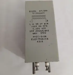 Precision Electronics 671977 Buord Tf1rx04yy Choke Inductor 55h 20ma - Tested