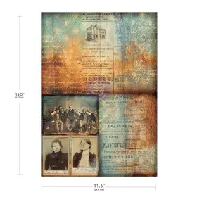 Prima Marketing 5a003723-1h82p Finnabair A3 Decoupage 11.7 Inch X16.5 -chestnut Street - Prima Marketing 5a003723-1h82p Finnabair A3 Decoupage 11.7 Inch X16.5 -chestnut Street -