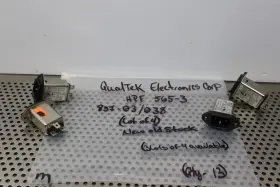 Qualtek 857-03 Electronics Hpf 565-3 857-03/038 Emi Filters New Old Stock Lot Of 4 Qualtek 857-03 Electronics Hpf 565-3 857-03/038 Emi Filters New Old Stock Lot Of 4