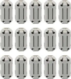Raogoodcx Cnf-7mm-15gr 15pcs 7mm Grey Clip-on Ferrite Ring Core Rfi Emi Noise Suppressor Anti-interf