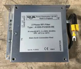 Rasmi A1000-fiv2030-re 3 Phase Rfi Filter 26a 3x250v Inverter Emi Rohs Uk Boxed
