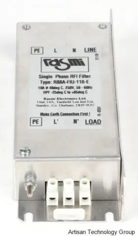 Rasmi R88a-fiu-110-e Single Phase Rfi Filter Rasmi R88a-fiu-110-e Single Phase Rfi Filter